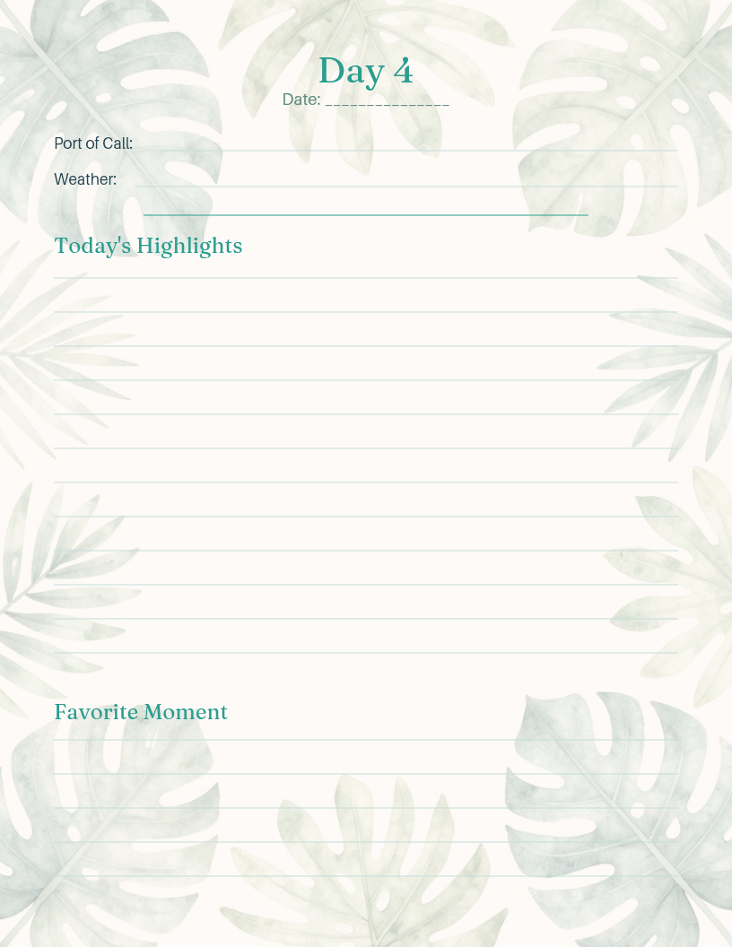 Deluxe Cruise Planner