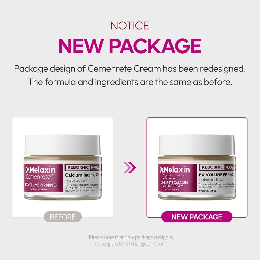 Dr. Melaxin Calcium Cemenrete Calcium Volume Cream