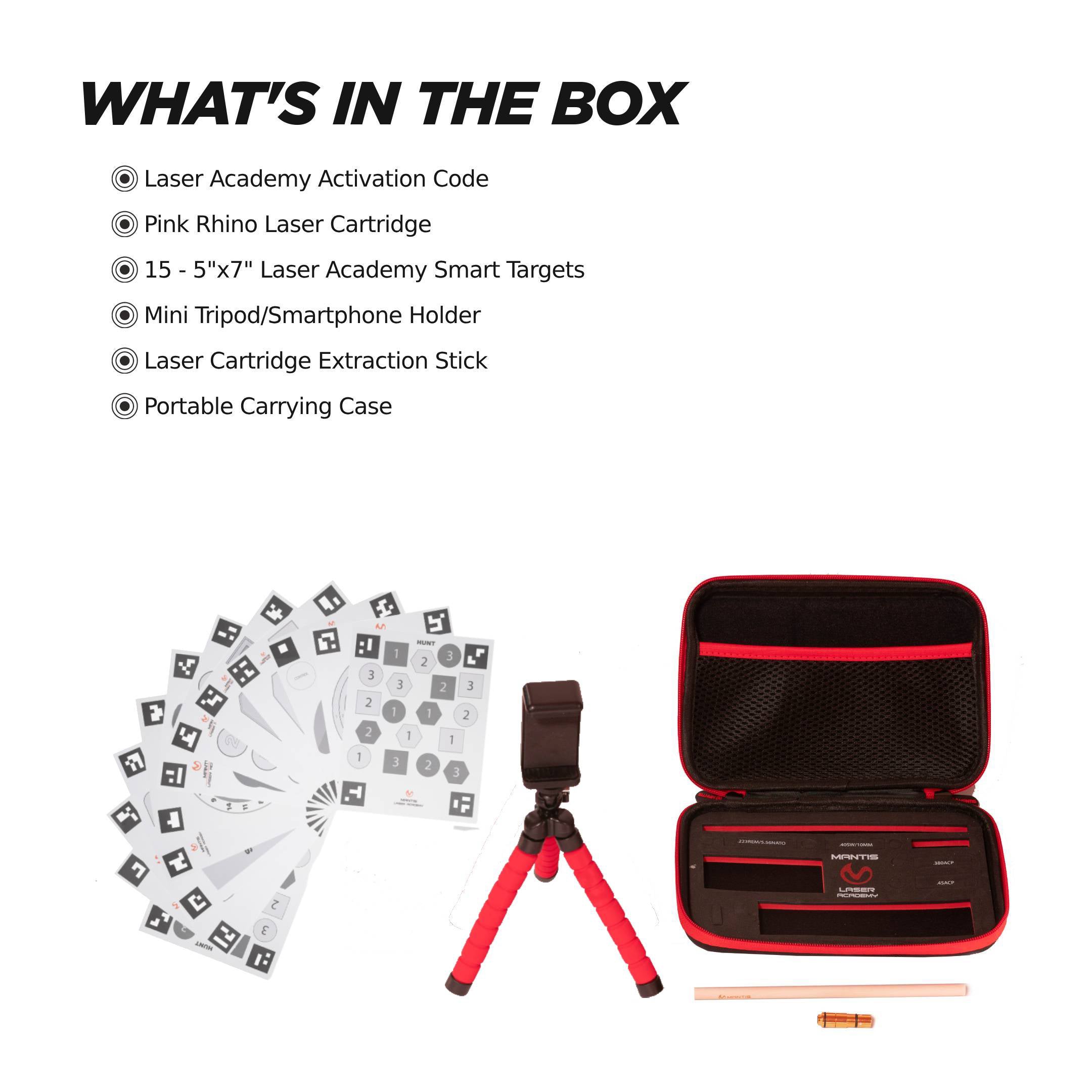 MantisX Laser Academy Training Kit - Portable | Dry-Fire Training System